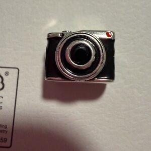 Black Camera Charm Pendant - Fashion Camera Accessory